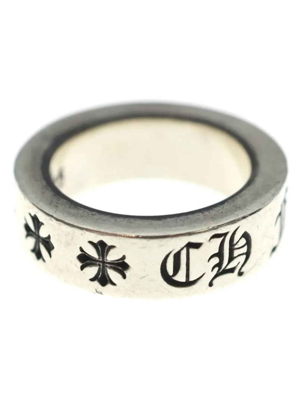 Chrome Hearts Spacer Forever Ring Silver